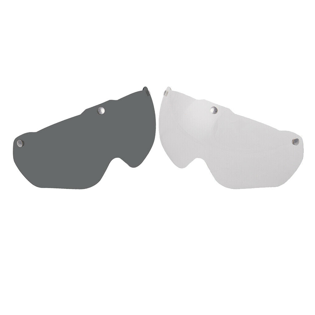 2pcs Bike Helmet Replacement Lens UV-Protect Goggles Repair Replacement Lens
