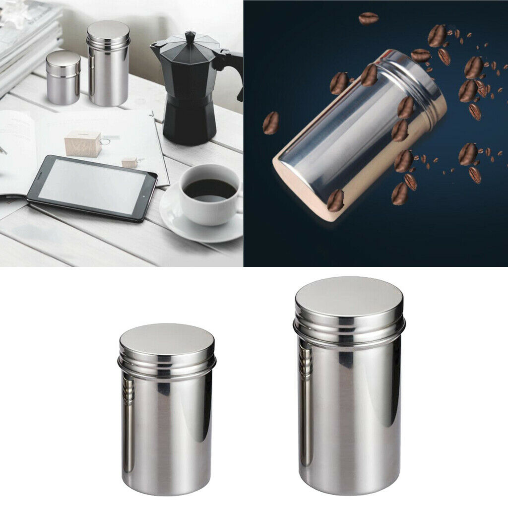 Stainless Steel Spice Tea Jar Coffee Condiment Pots Seasoning Pot Small
