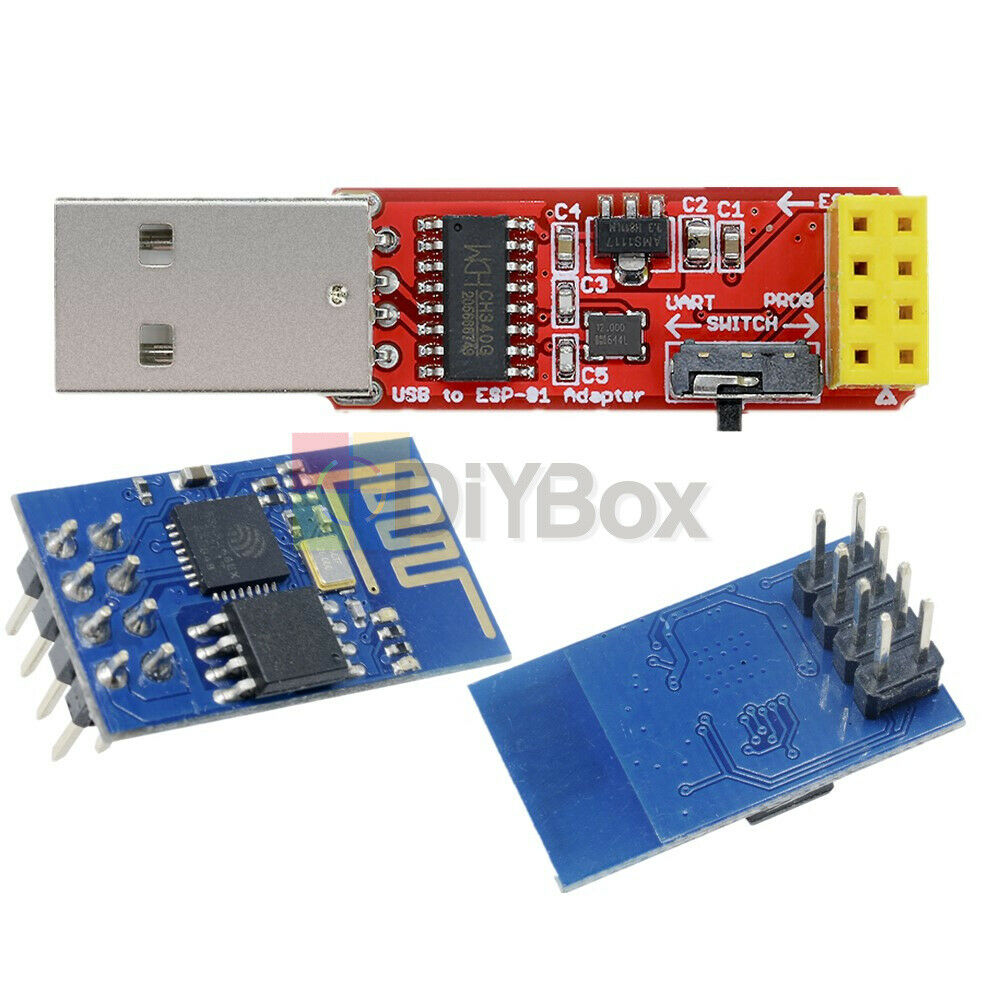 USB To ESP8266 ESP 01/01S Serial Wifi Wireless Adapter Module CH340G Driver