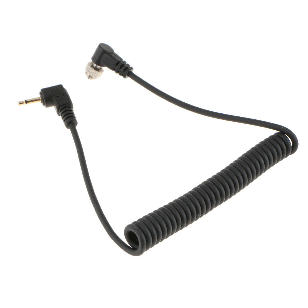 2.5mm Cord Camera PC Sync   Lock Cable Screw To Male Flash Plug