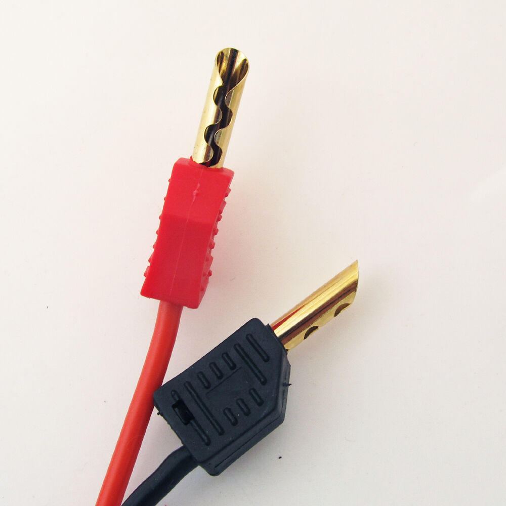 10pairs Dual Stackable Z-Type BFA 4mm Banana Plug Silicone Test Cable Red+Black