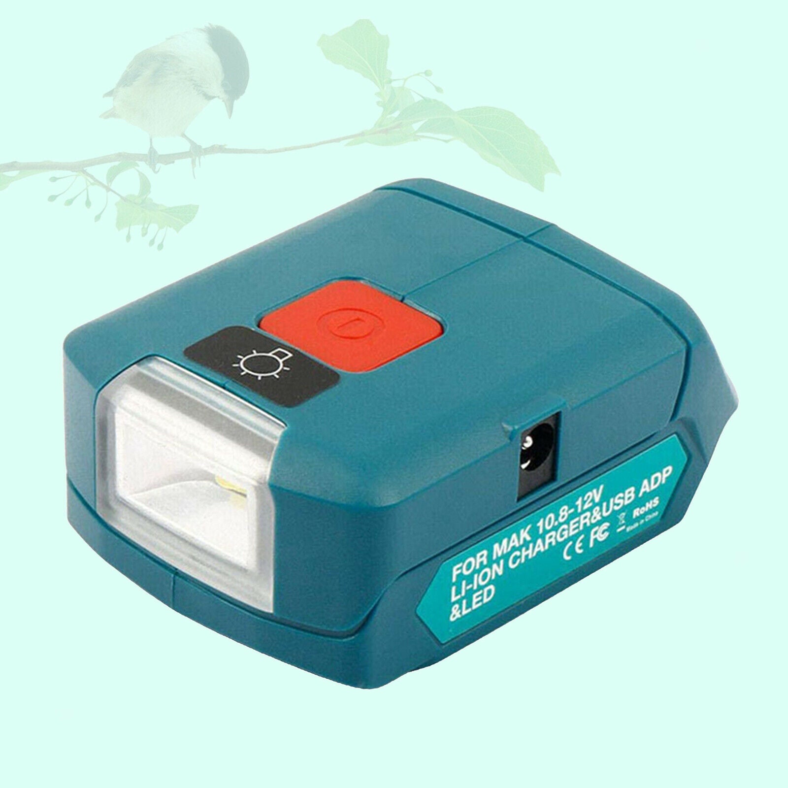 Power Source Charger with 1 USB Ports for Mak Li-ion Batteries Flashlight