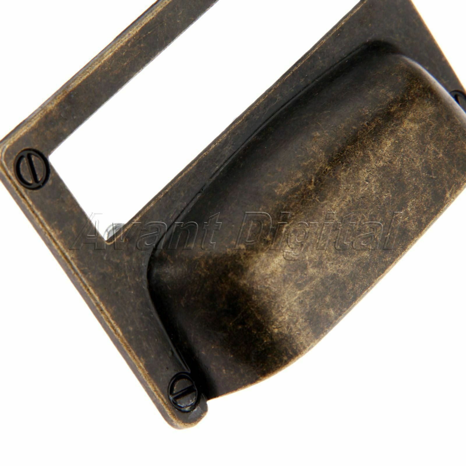 81*51mm Office Library Cabinet Drawer File Tag Frame Label Holder Pull Handle