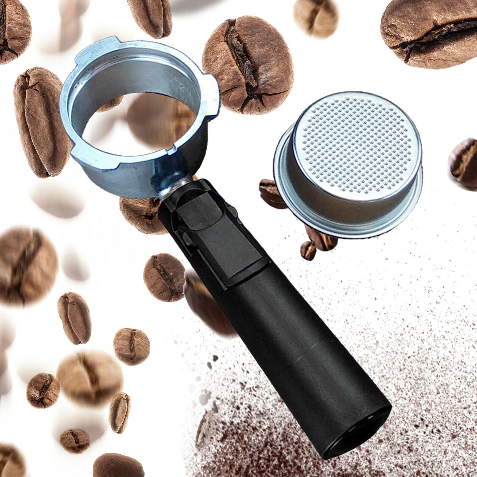 Professional 51mm Bottomless Portafilter for Coffee Machine Maker Kitchen