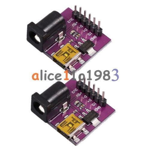 2PCS AMS1117-3.3V Mini USB 5V/3.3V DC Perfect Power Supply Module