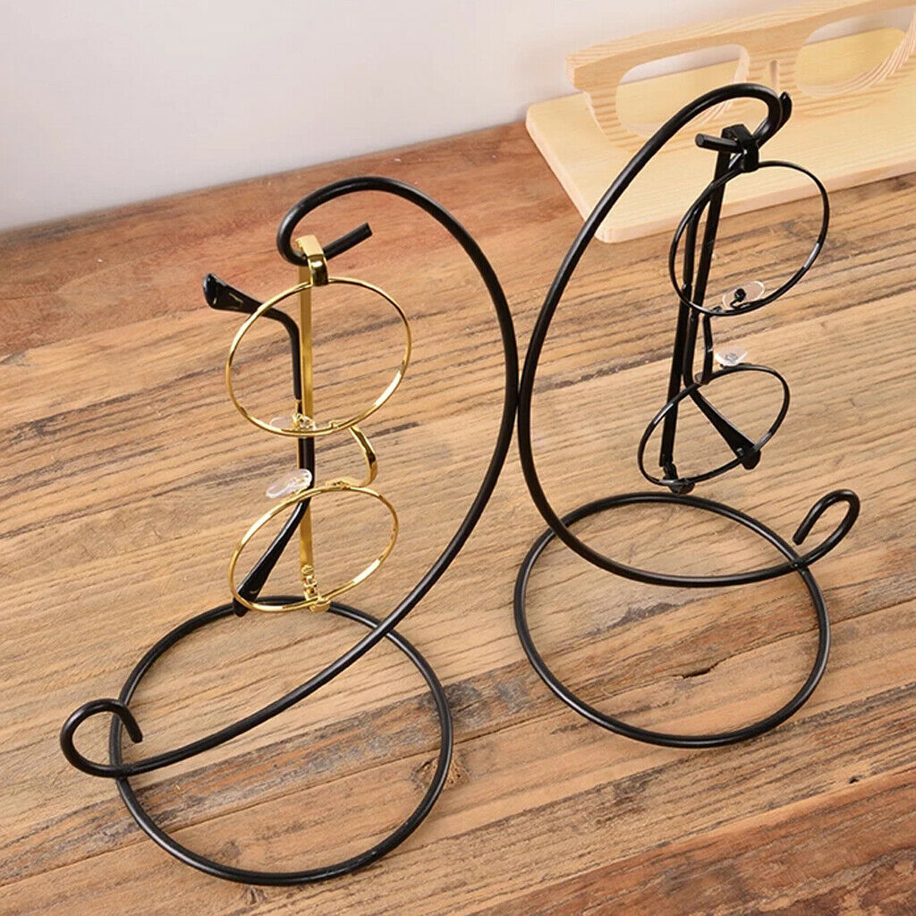 Eyeglasses Holder Stand Glasses Sunglasses Display Rack Desk Decors Anti-Scratch