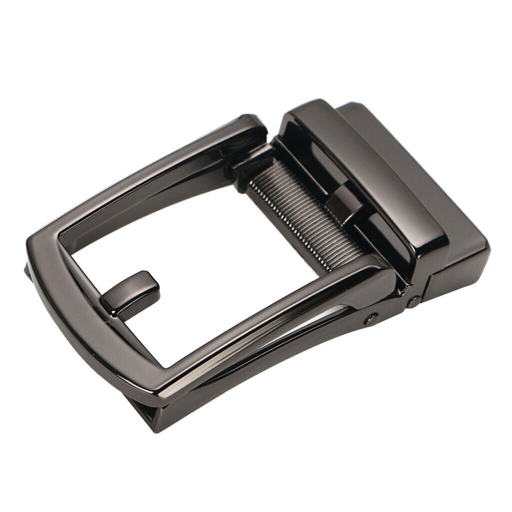 Robust metal alloy ratchet belt buckle, automatic replacement of the