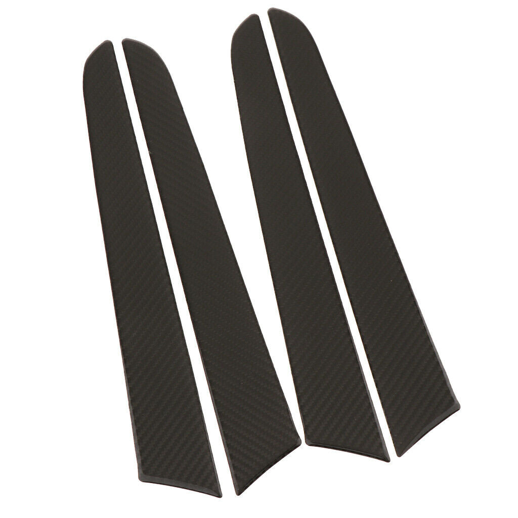 4-pieces Carbon Fiber Inner Door Decoration Strips Trim Car Accessories Fits for