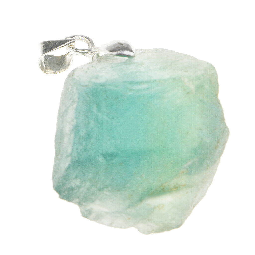 Green Blue Fluorite Pendant Crystal Pendant Blessing Lucky Pendant Girl Gift