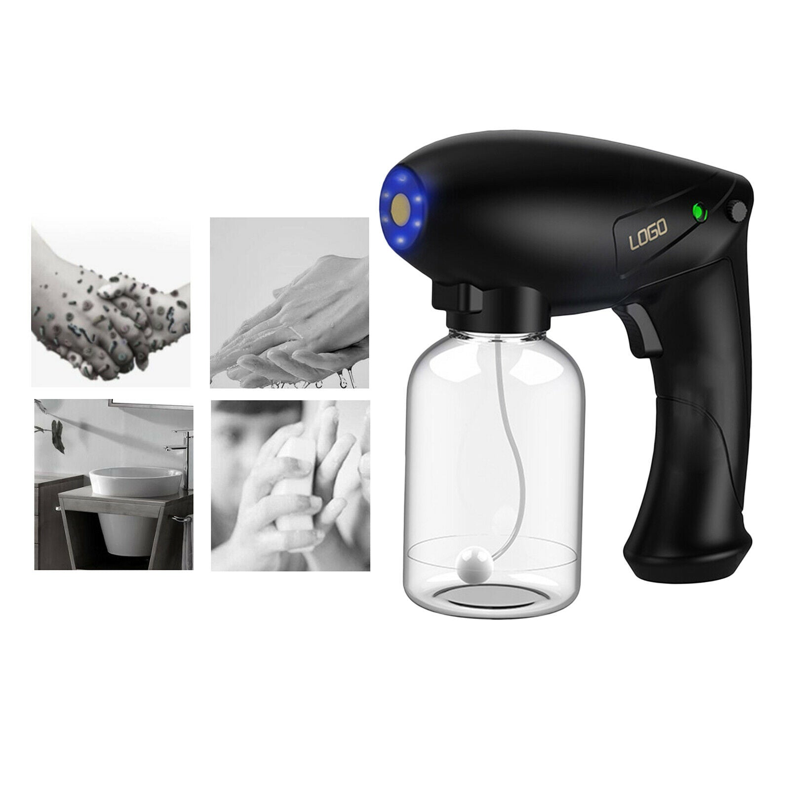 Portable Wireless Disinfectant Atomizer Spray Gun Mist Maker for Home Hotel