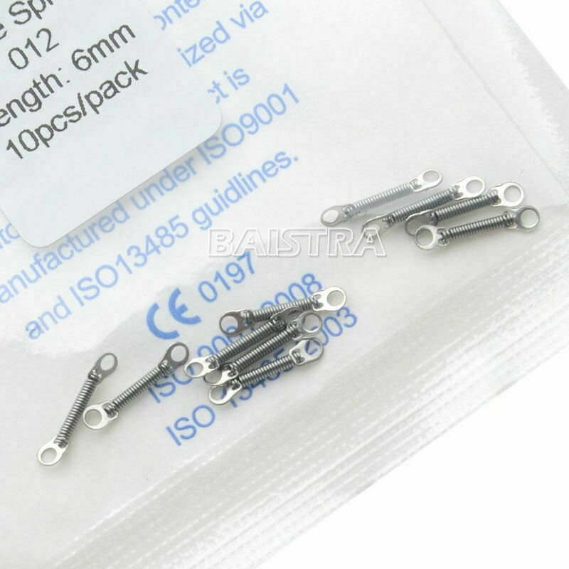 20 kits Dental Orthodontic Niti Close Coil Springs 0.012" 6mm 10pcs/Bag AZDENT