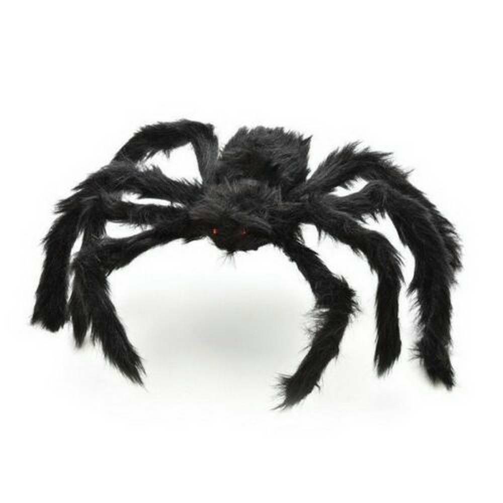 Giant Spider Halloween Decoration Haunted House Prop Indoor Outdoor Party Black