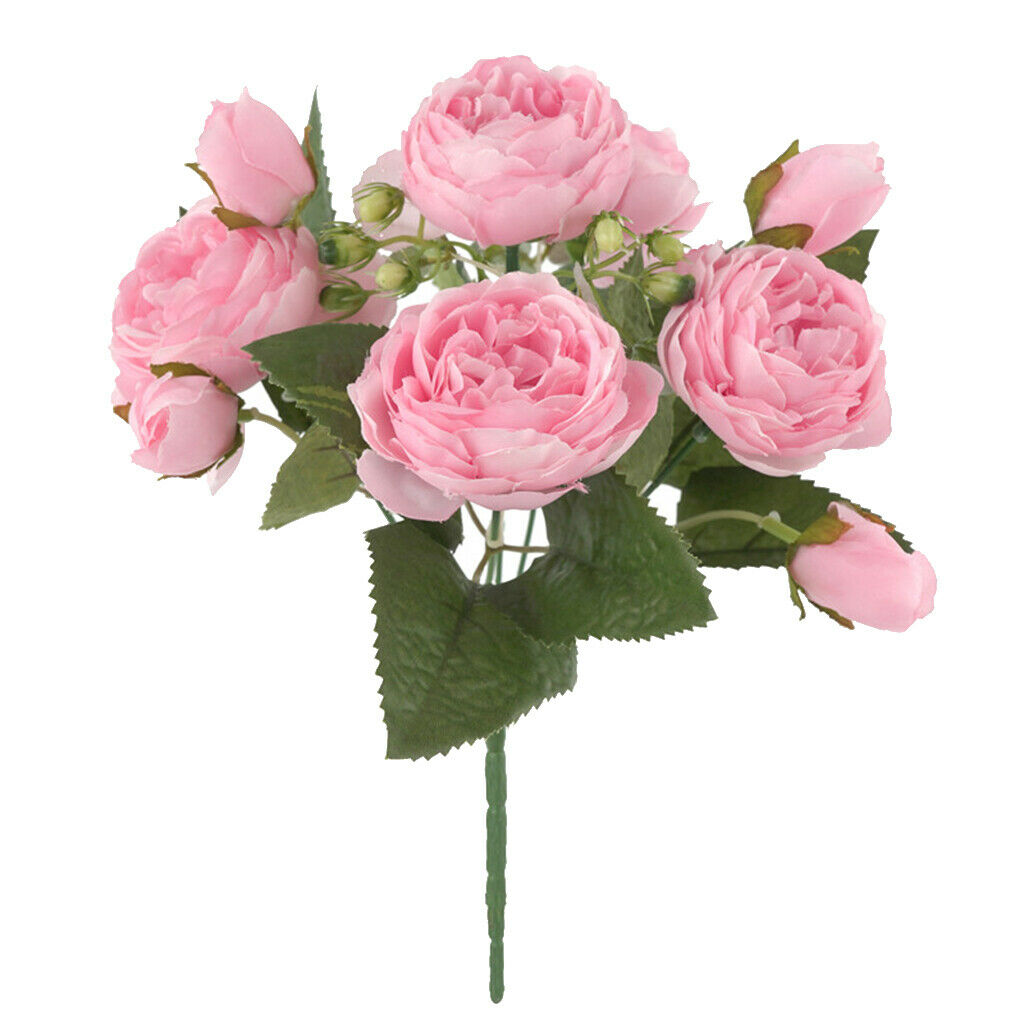 3x Flower Bunches f/ Wedding Venue Arrangement Home Party Birthday Ornament