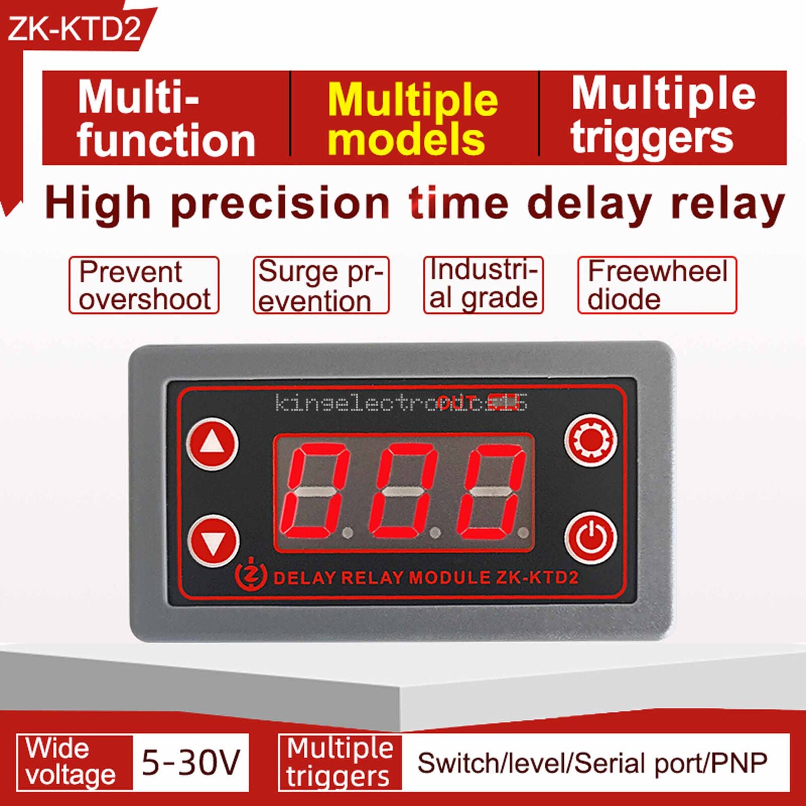 1PCS  DC 5-12V 24V 30V LED Digital Timing Trigger Cycle Timer Delay Relay Module