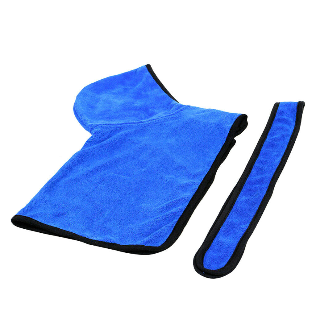 Fibre Cloth Dog Cat Bath Towel Footprint Paw Pet Hood Bath Towel  XS