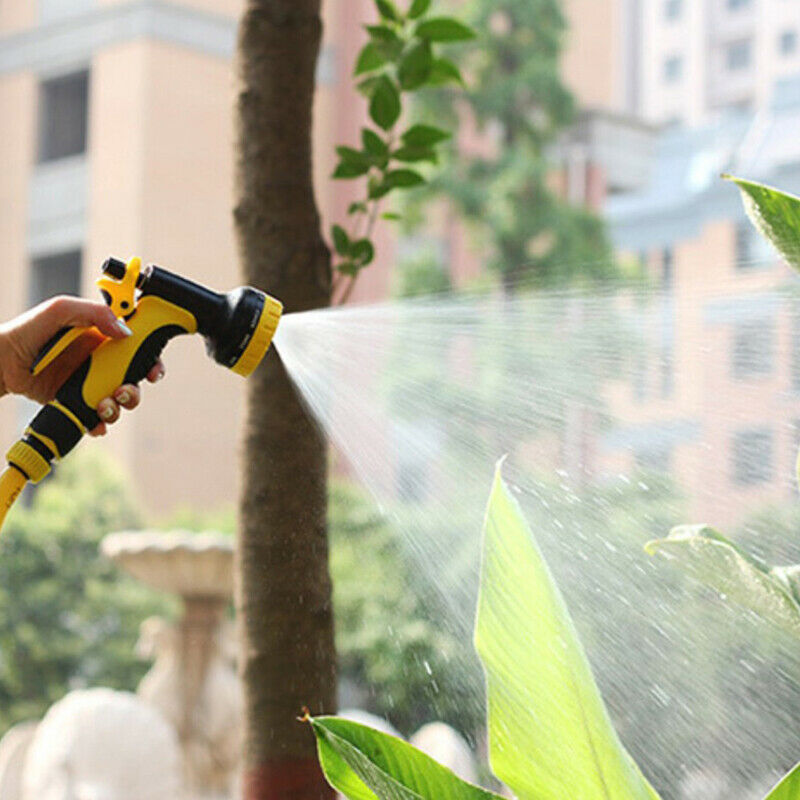 Garden Watering Spray Gun Head 10mode Water Sprayer Pressure CarWash Hose No DF