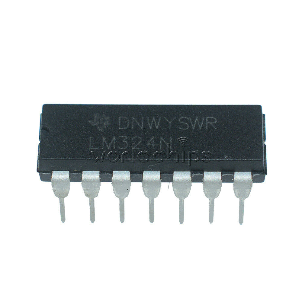 10pcs LM324N LM324 DIP-14 TI Low Power Quad Op-Amp IC NEW