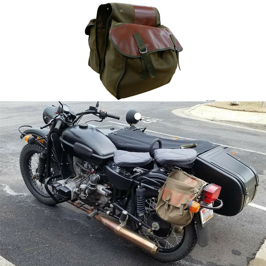 Universal Durable Old school Big Motorcycle Saddle Bag Easily Shaped Plasticity