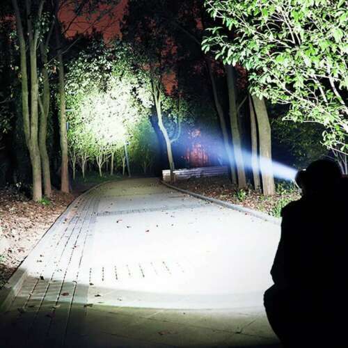 Super Bright Waterproof Head Torch Headlight LED USB Rechargeable Work Headlamp