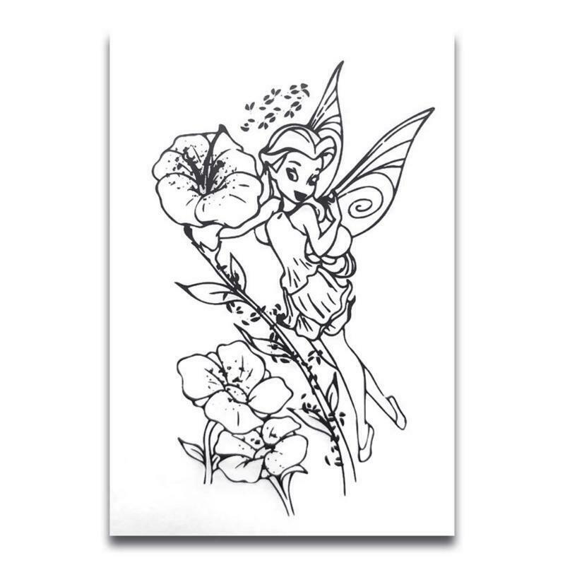 Flower Fairy Silicone Clear Seal Stamp DIY Scrapbooking Embossing Photo Album