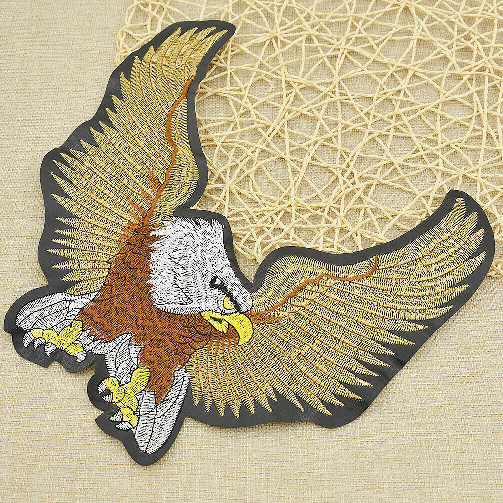 1Pc Eagle Embroidered Patches Badge Craft DIY for Coat Jacket Pants