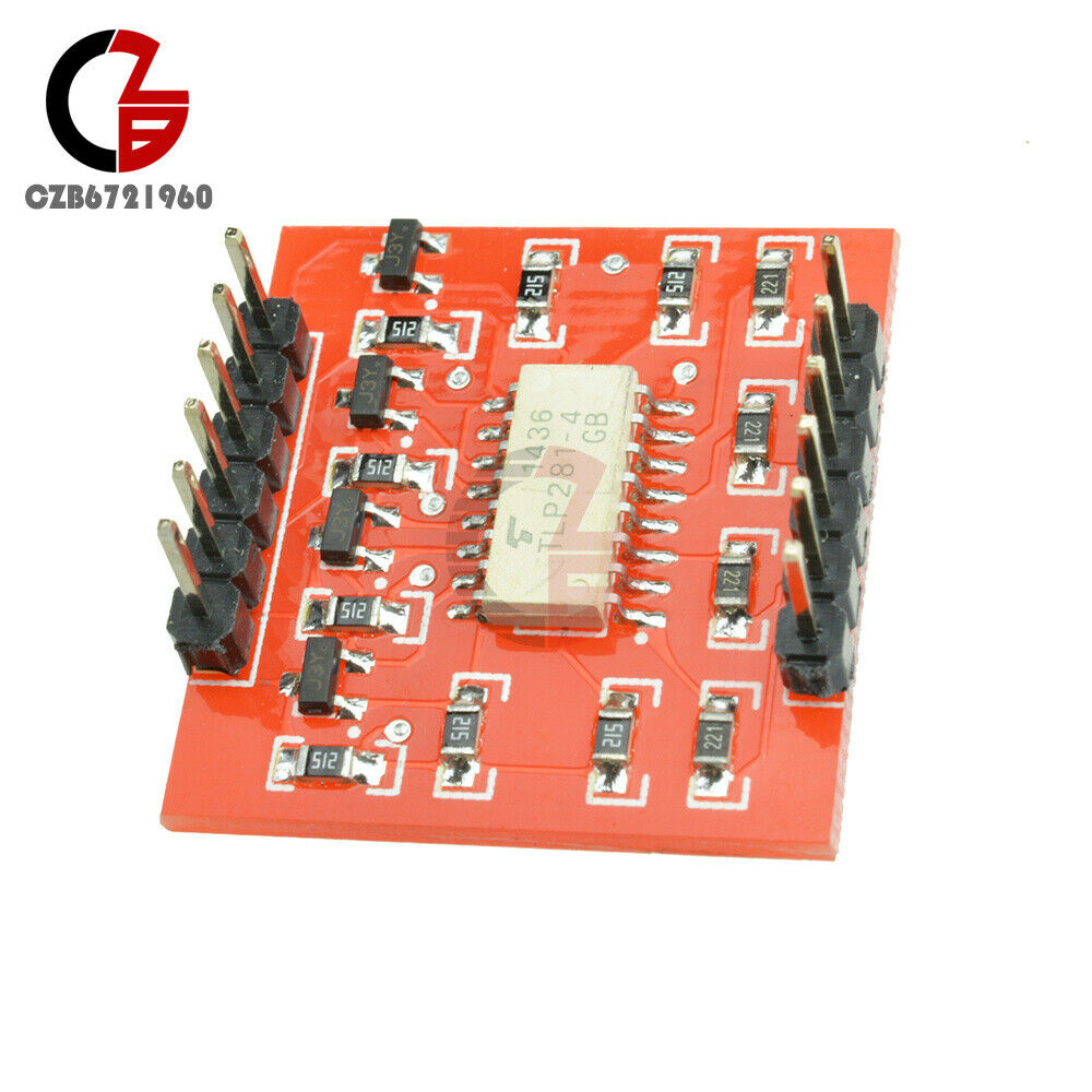 5 PCS 4-Channel Opto-isolator IC Module High and Low level Expansion Board