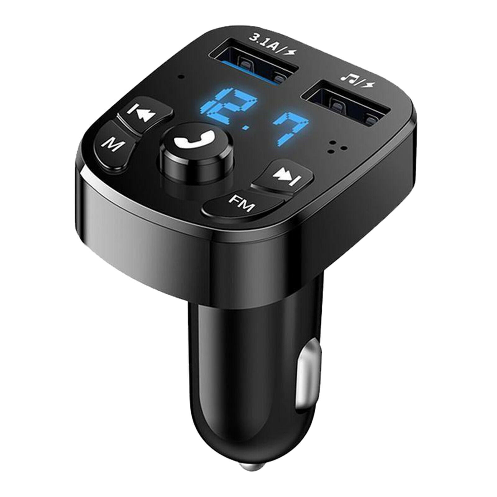 Bluetooth FM Transmitter Mp3 Music Adapter 12V/3.1A for All Smartphones