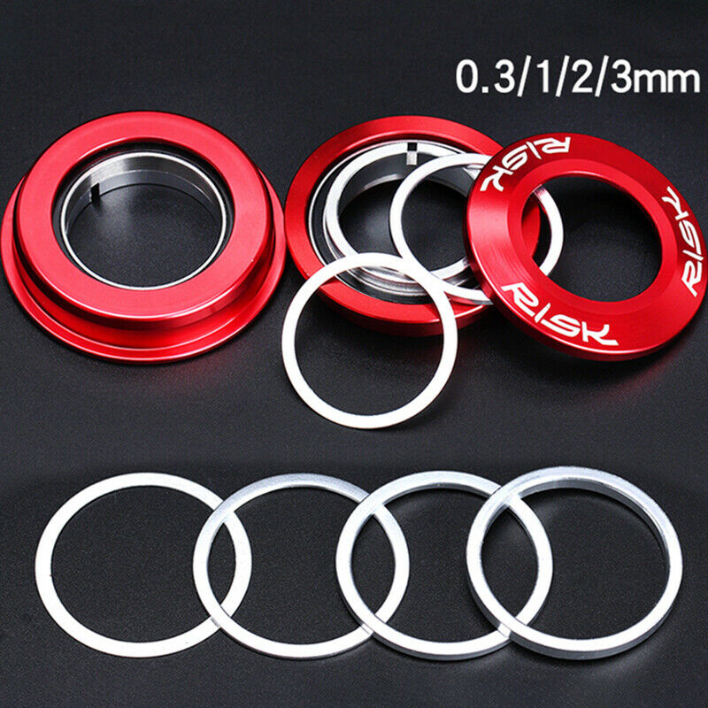 6pcs/set Bike Fork Washer Bike headset Adjusting Washer Headset Fine-tune Cover