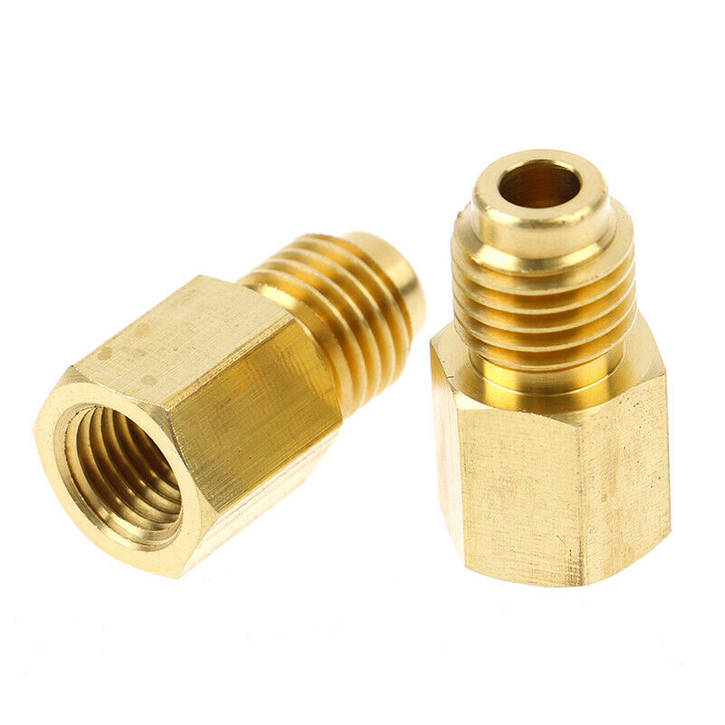 R12 To R134a Adapter Kit 1/4 Female 1/2 Male Air Conditioner Adapter Va JYDFAU