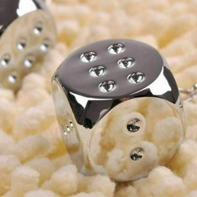 Fashion Dice Key Ring Key Chain Keyring Car Keychain Pendant Charm Gift 1PC