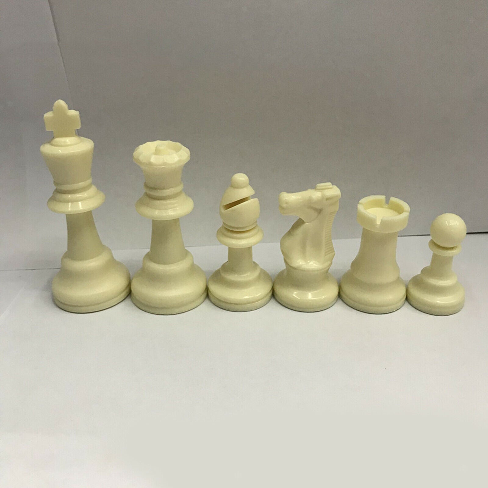 Standard Chess Pieces Set Chess Set Chess Game 75mm King Gift Easy to Carry