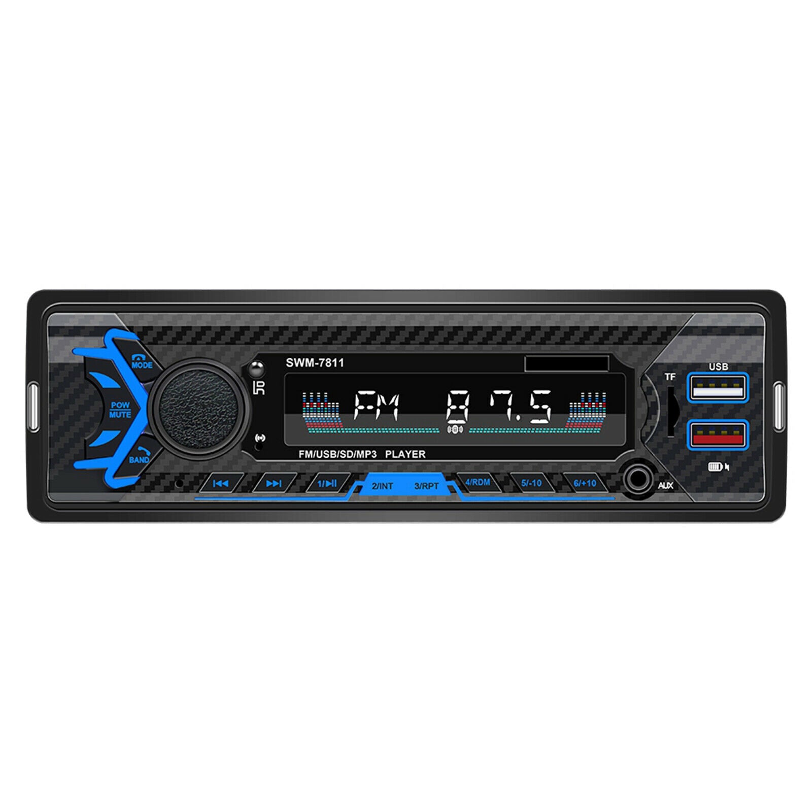 Car 12V Bluetooth USB MP3 Player Receiver Multimedia with Remote Control