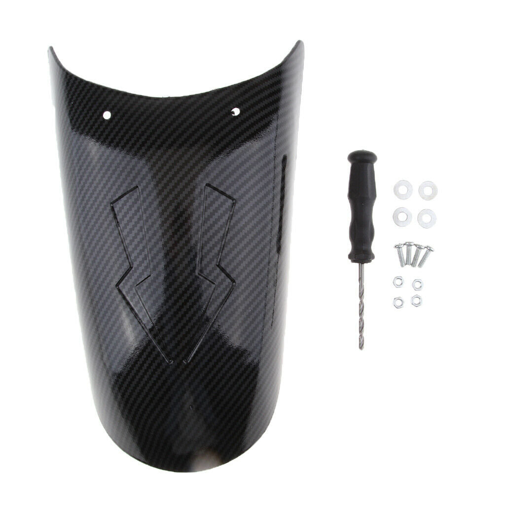 Carbon Fiber  Extender Front Shield Mud Guard for Motorcycle (Type 3)