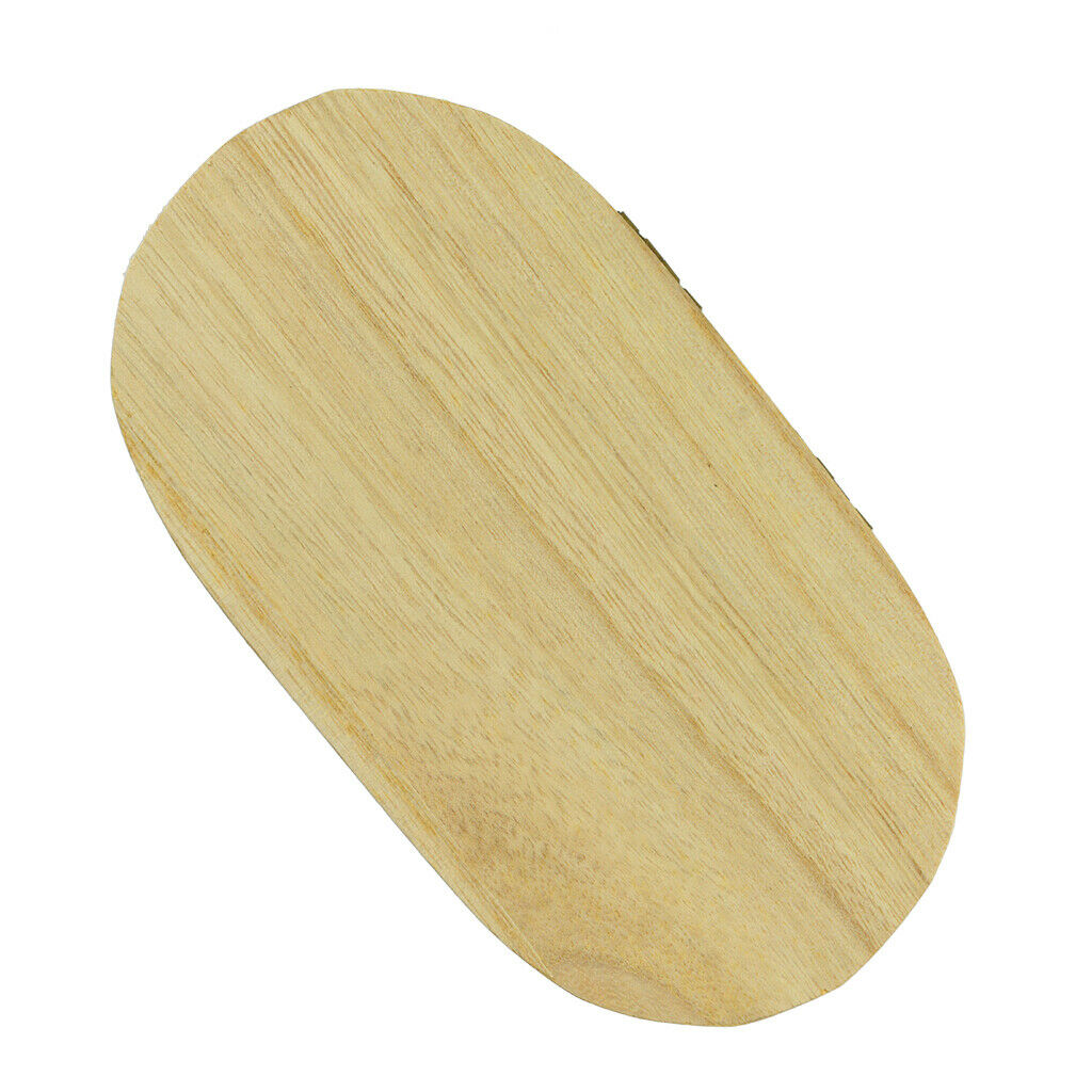 Unfinished Wood Boxes with Lid Clasp for Trinkets, Oval Wooden Case Jewelry