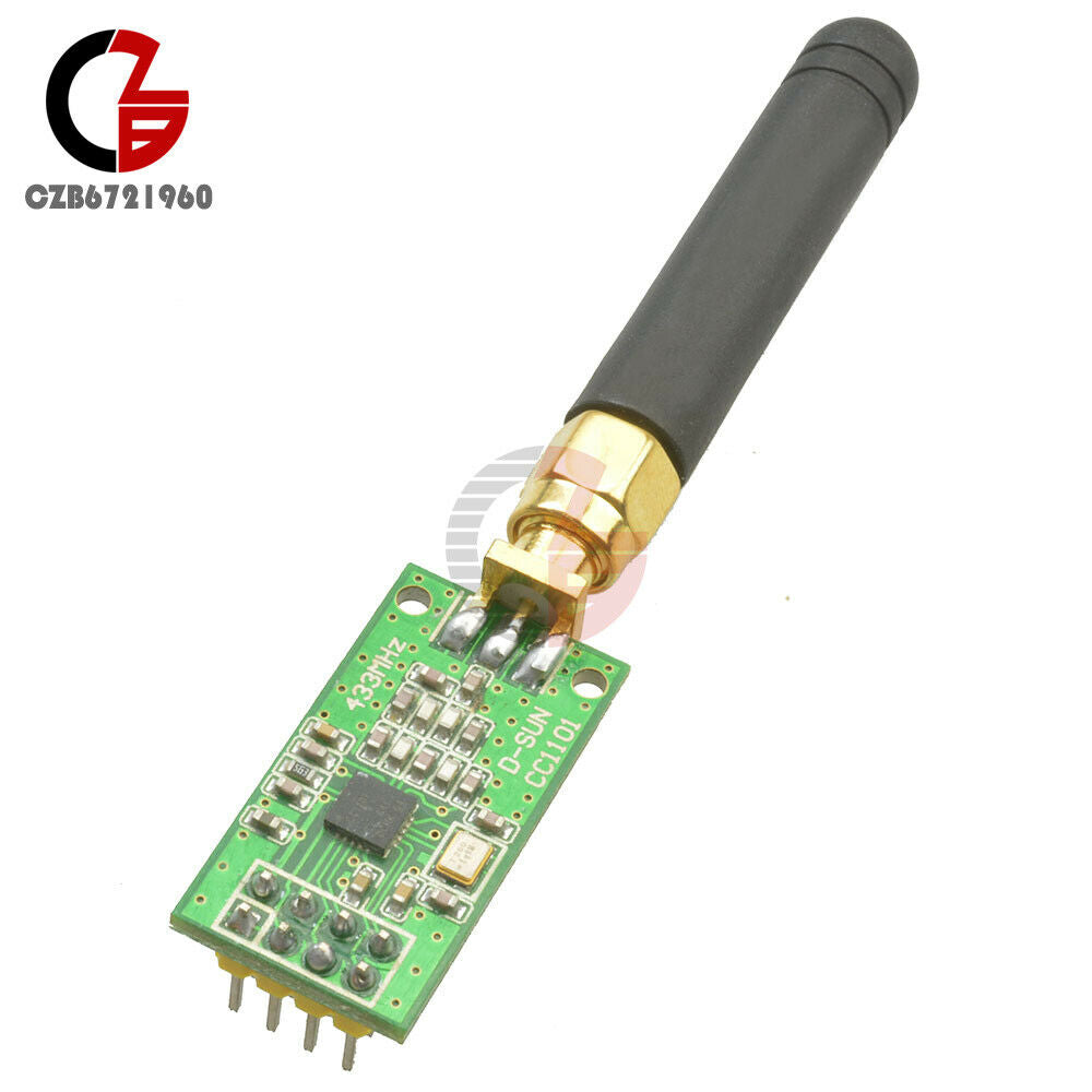 10X CC1101 Wireless Transceiver 315/433/868/915MHZ+SMA Antenna Wireless Module