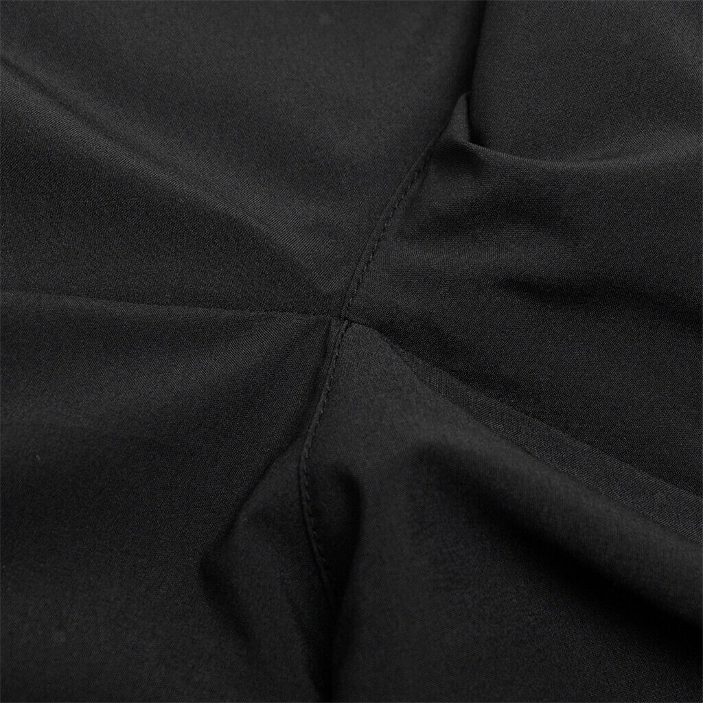 Men Casual Loose Pants Sports Beach Slack Night Reflective Shorts Black XL
