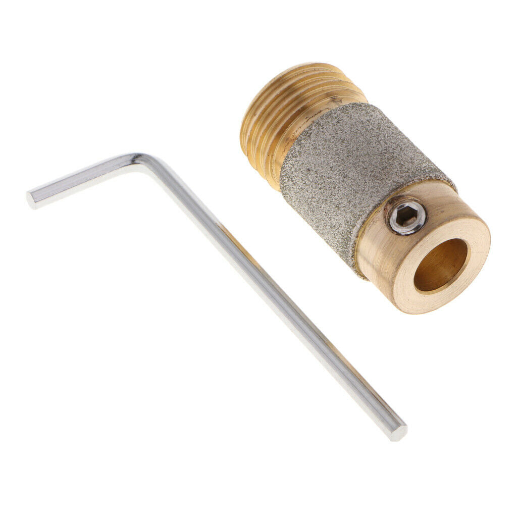 Stained Glass Grinder Head Bits Diamond Grinding Wheel Brass Core for Stone