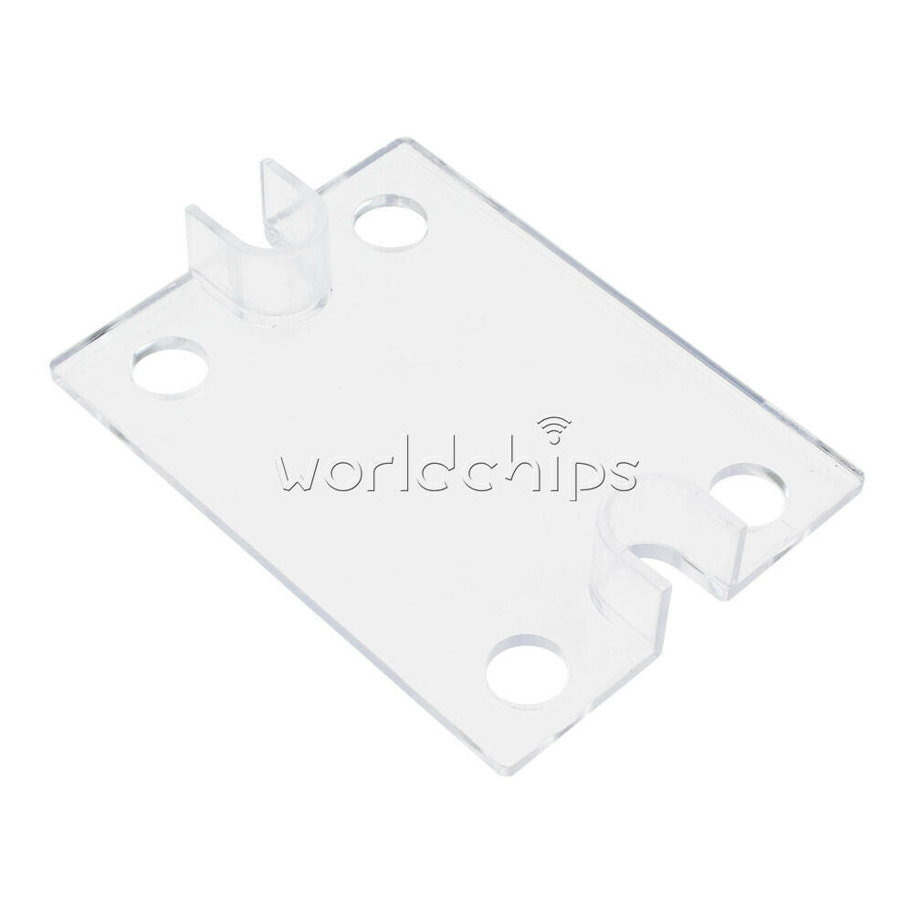 2PCS Clear Transparent Hard Plastic Cover for Single Phase Solid State Relay SSR