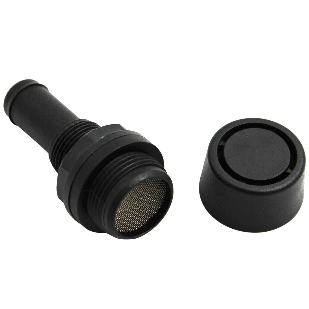 Black Plastic Marine Fuel Vent Black Poly For Boat/Car/Gas