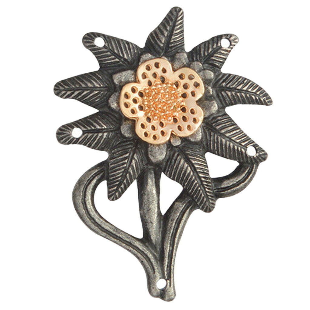 Hat pin badge mountain hunter edelweiss brooch pin hat jewelry for hat,