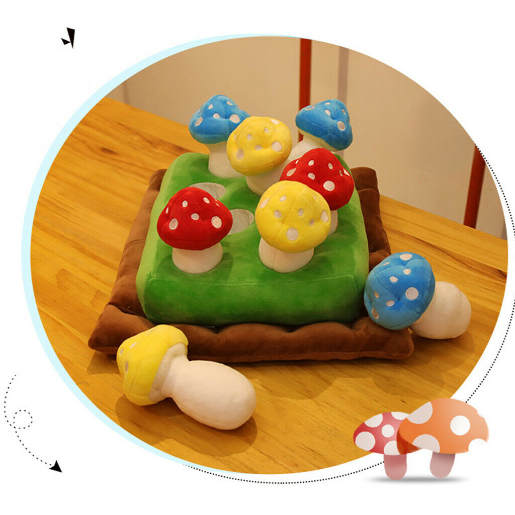 Funny Mushroom Picking Plush Toys Early Preschool Toys Educational Gifts