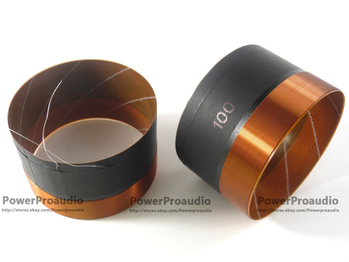 1PCS 100MM Audio Bass Speaker Voice Coil Subwoofer Woofer Sound 2 Layers
