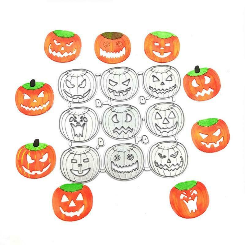 Halloween Pumpkin Ghost Metal Cutting Dies Stencil Scrapbooking DIY Album Stamp