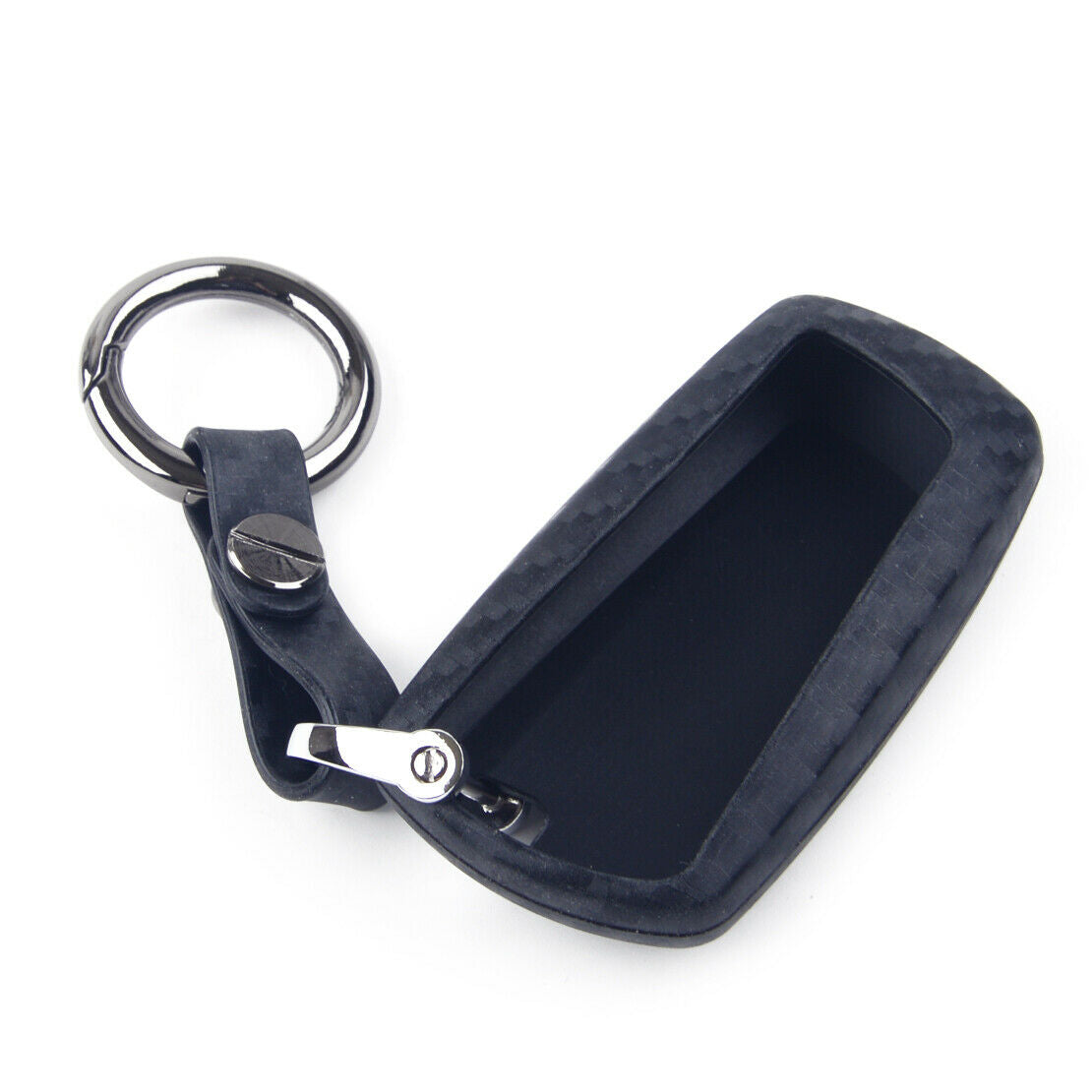 Carbon Fiber Style Fit for BMW 1 3 5 6 7 X1 X3 Series Remote Key Fob Cover Atn