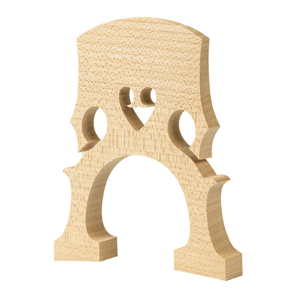 Aged Wooden 3/4 Size Adjustable Cello Bridge Musical Replacement Parts Accs