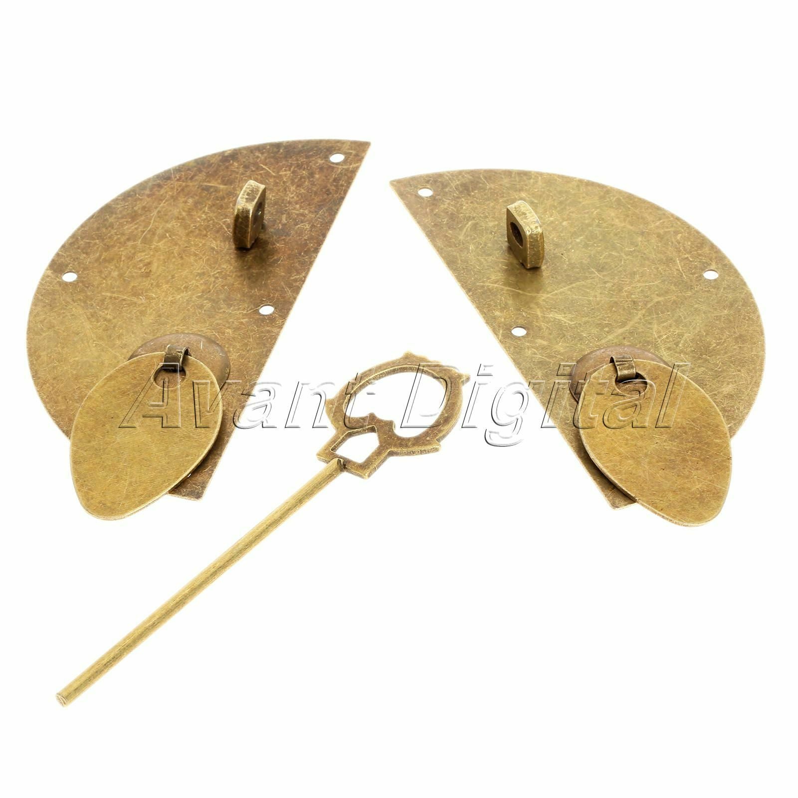 Ancient Type  Furniture Door Knocking Pull Lock LatchHardware with Bolt Unique