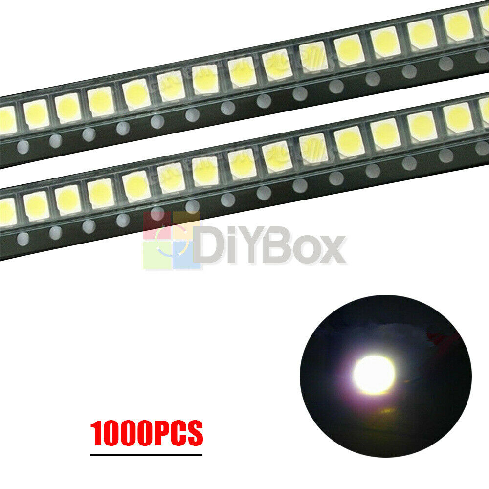 1000PCS SMD SMT 1210 3528 LED White Light Emitting Diode PLCC-2 High Quality