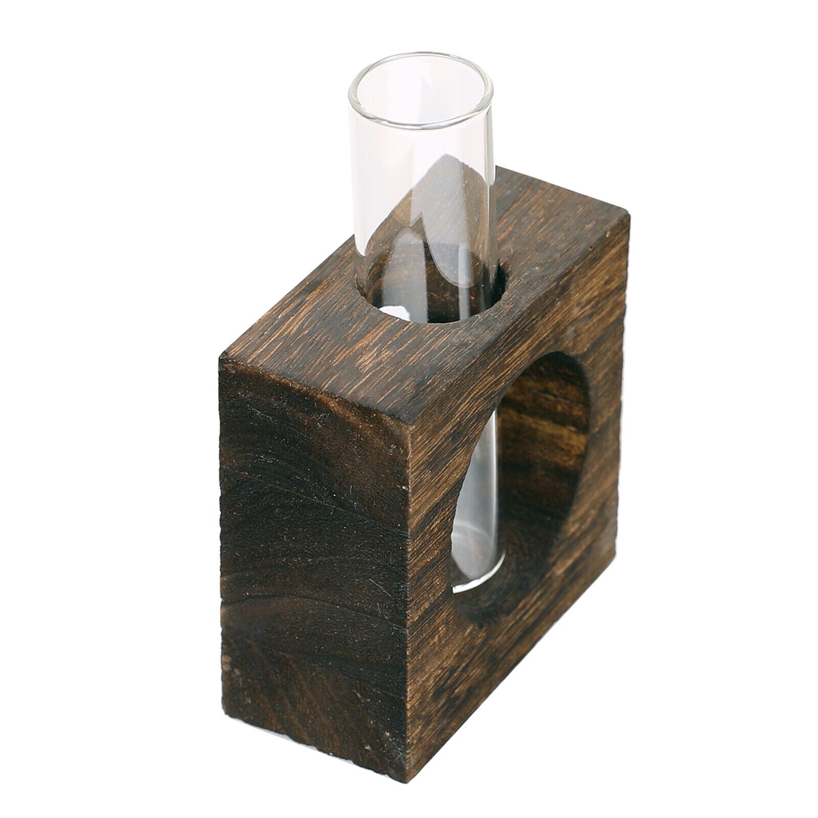 Pack 4 Desktop Test Tube Glass Vase Hydroponic Plants Planter Flowerpot