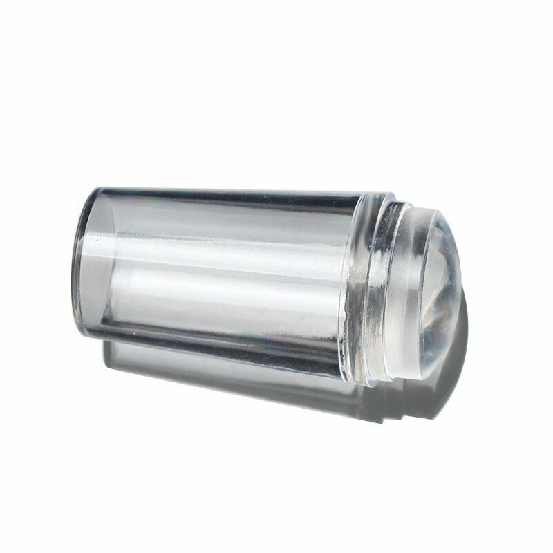 1pc Clear Nail Art Stamper Scraper Kit DIY Polish Print Template Manicure Tool