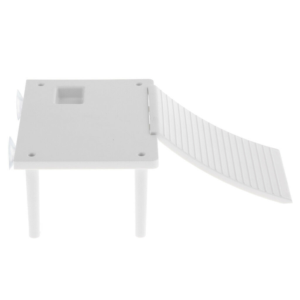 2pcs Aquarium Reptile Turtle Basking Platform Floating Island Climbing Ramp